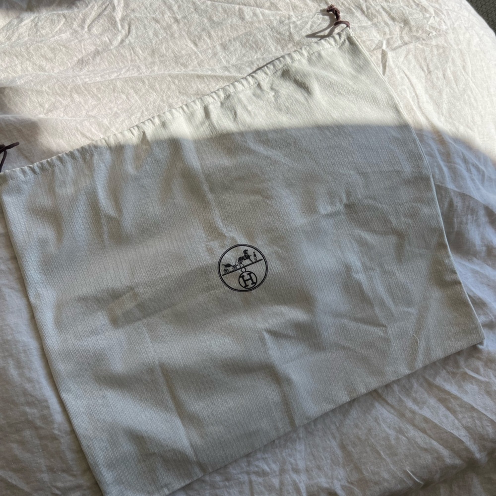 Hermes Birkin Tweed Large Dust Bag New